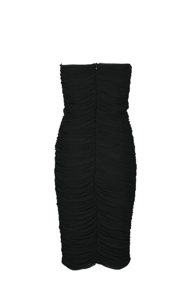Actualee Draped Dress - Black