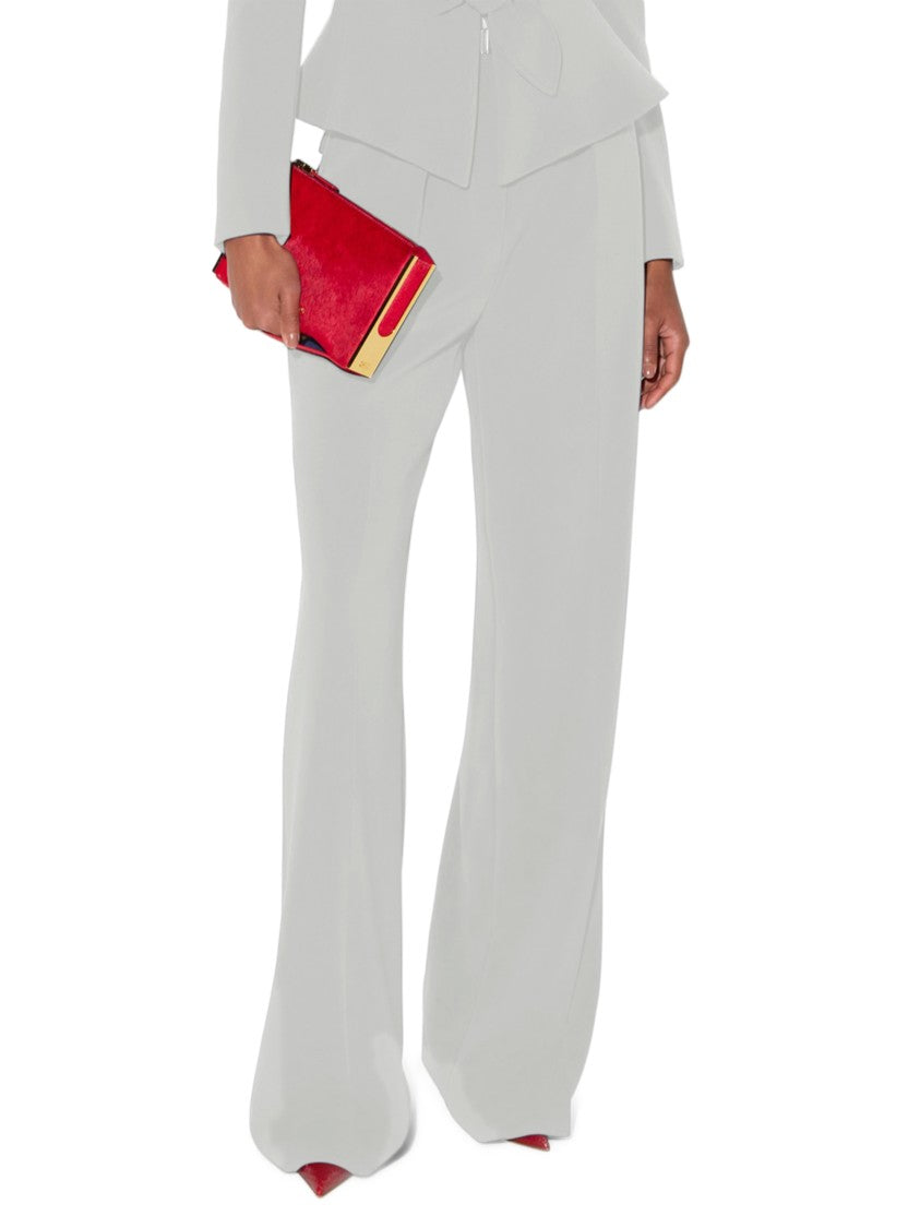 Elisabetta Franchi High-Waisted Wide-Leg Trousers With Tailored Fit And Buckle Detail