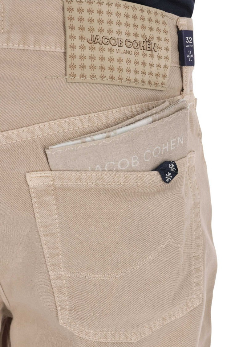 Jacob Cohen Edo Fit Cotton Diagonal Pants