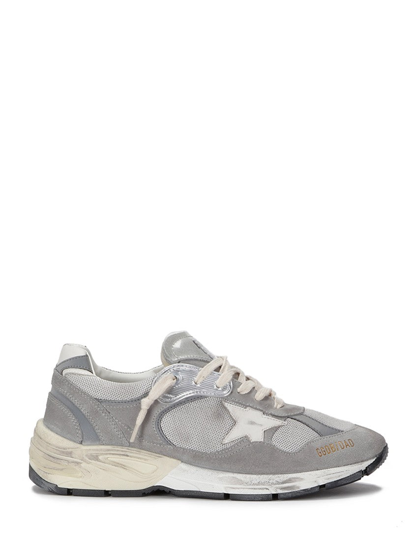 Golden Goose Gray Running Dad Sneakers