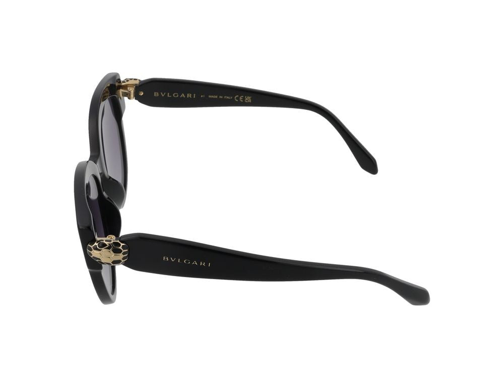 Bulgari Bv40086i Black Rectangular Frame Sunglasses