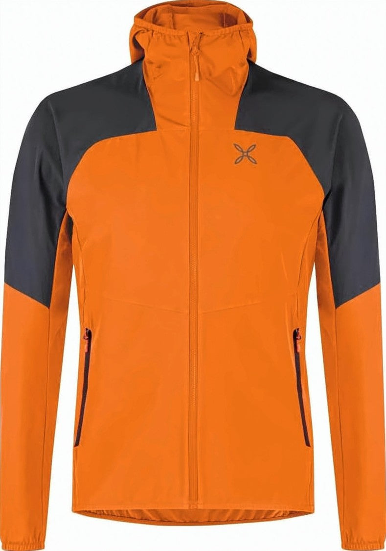 Montura Orange And Dark Grey Fitted Jacket