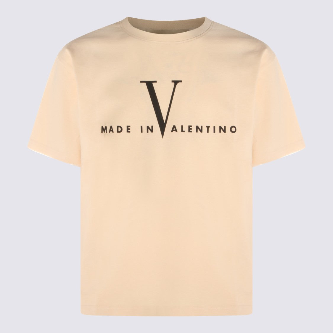 Valentino Beige Cotton T-Shirt