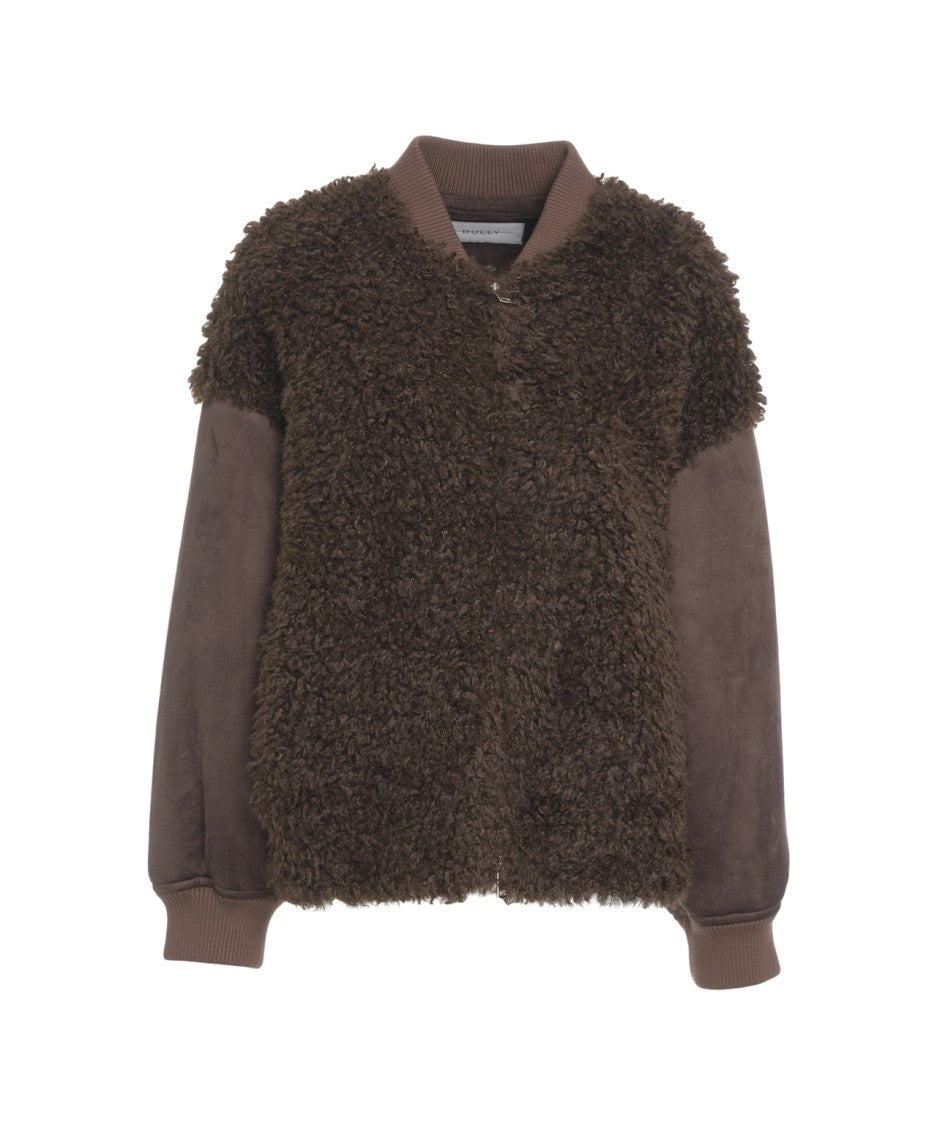Bully Boxy Bomber Jacket In Soft Faux Fur