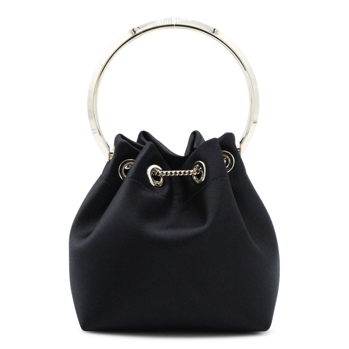 Jimmy Choo Black Top Handle Bon Bon Bag