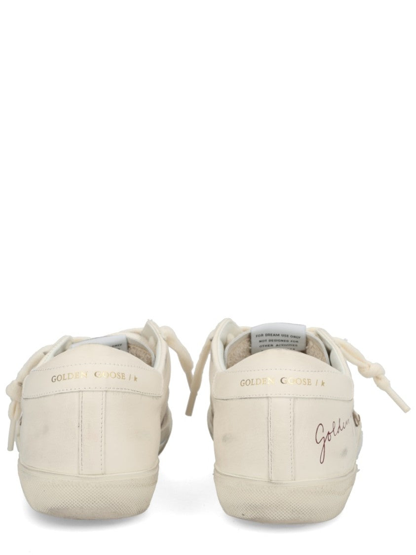 Golden Goose Super Star Distressed Leather Sneakers