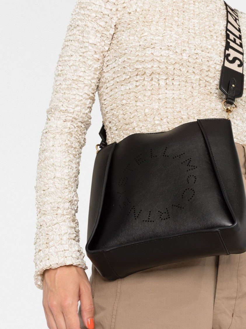 Stella Mccartney Structured Silhouette Bag With Modern Hardware Details