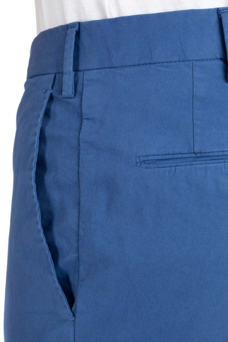Pt Torino Super Slim Cotton Gabardine Trousers