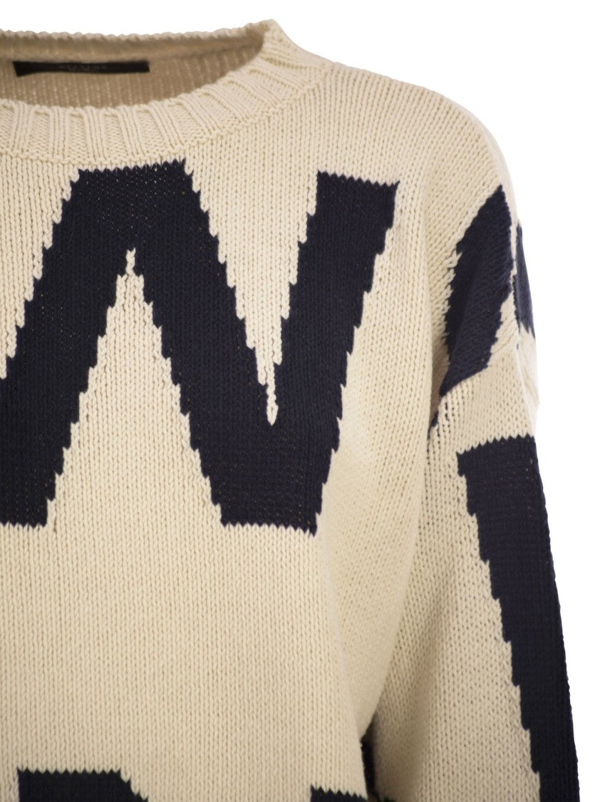 Max Mara Wkdcelebre - Patterned Cotton Crew Neck