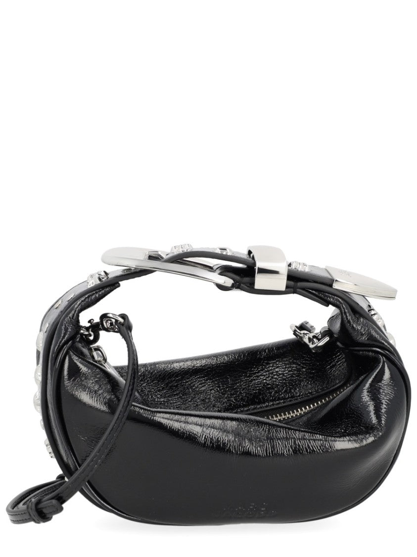 Marc Jacobs Black Party Lamb Leather Handbag