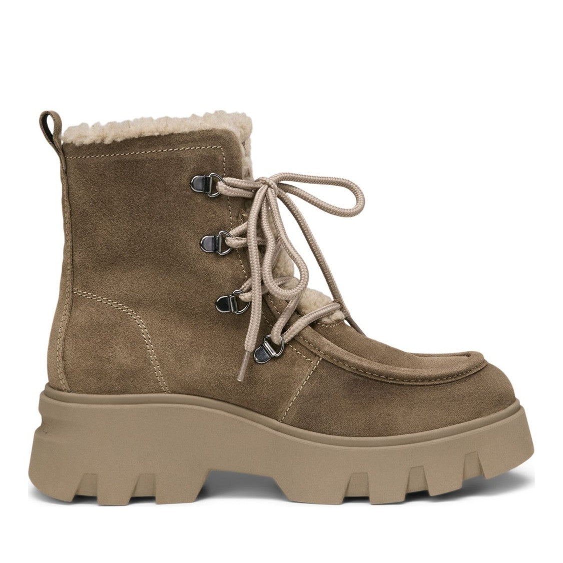 Marc O'polo Brown Liliam 9B Suede Chunky Boots