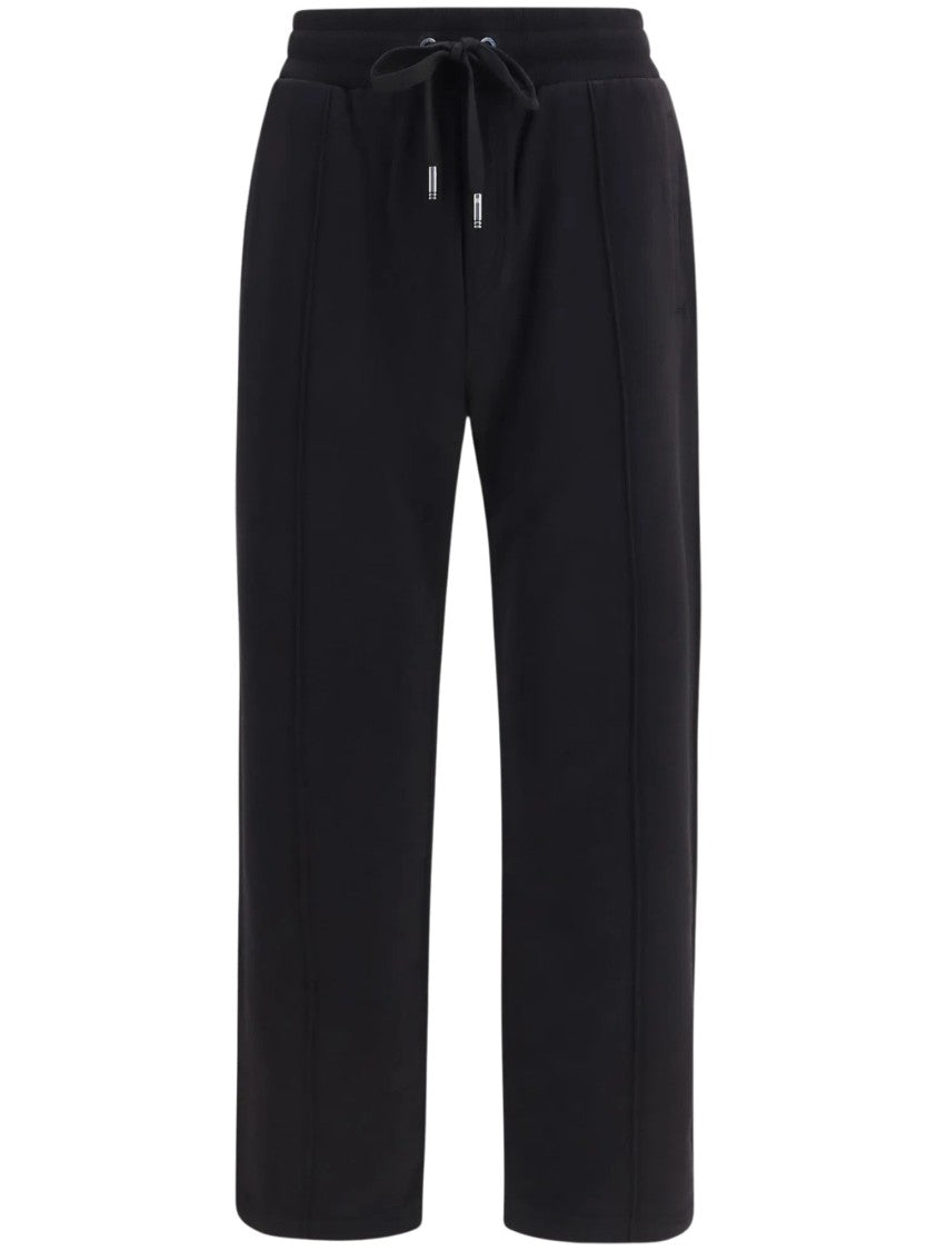 Dolce & Gabbana Relaxed Fit Straight Leg Trousers With Adjustable Waistband