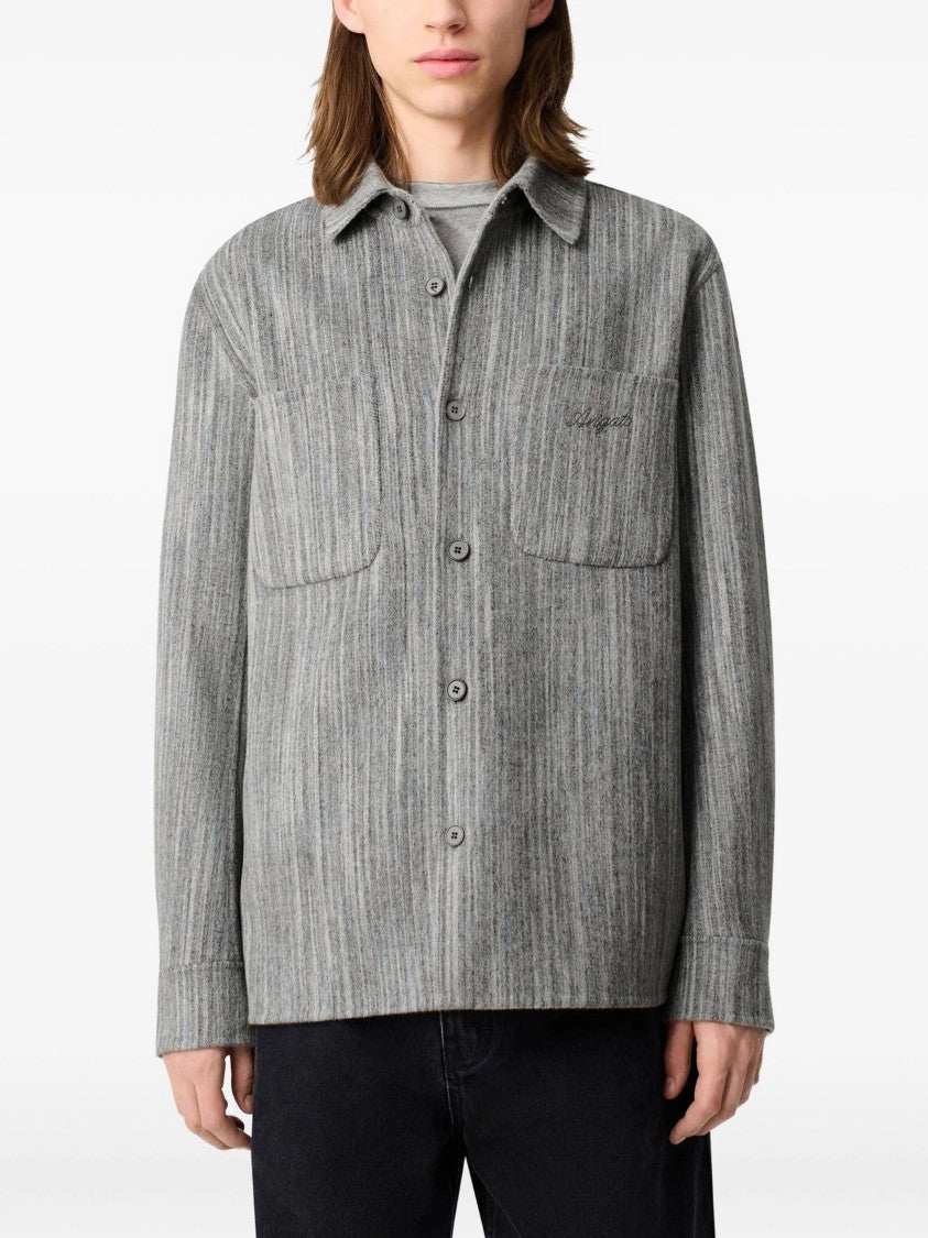 Axel Arigato Aidan Striped Shirt Jacket
