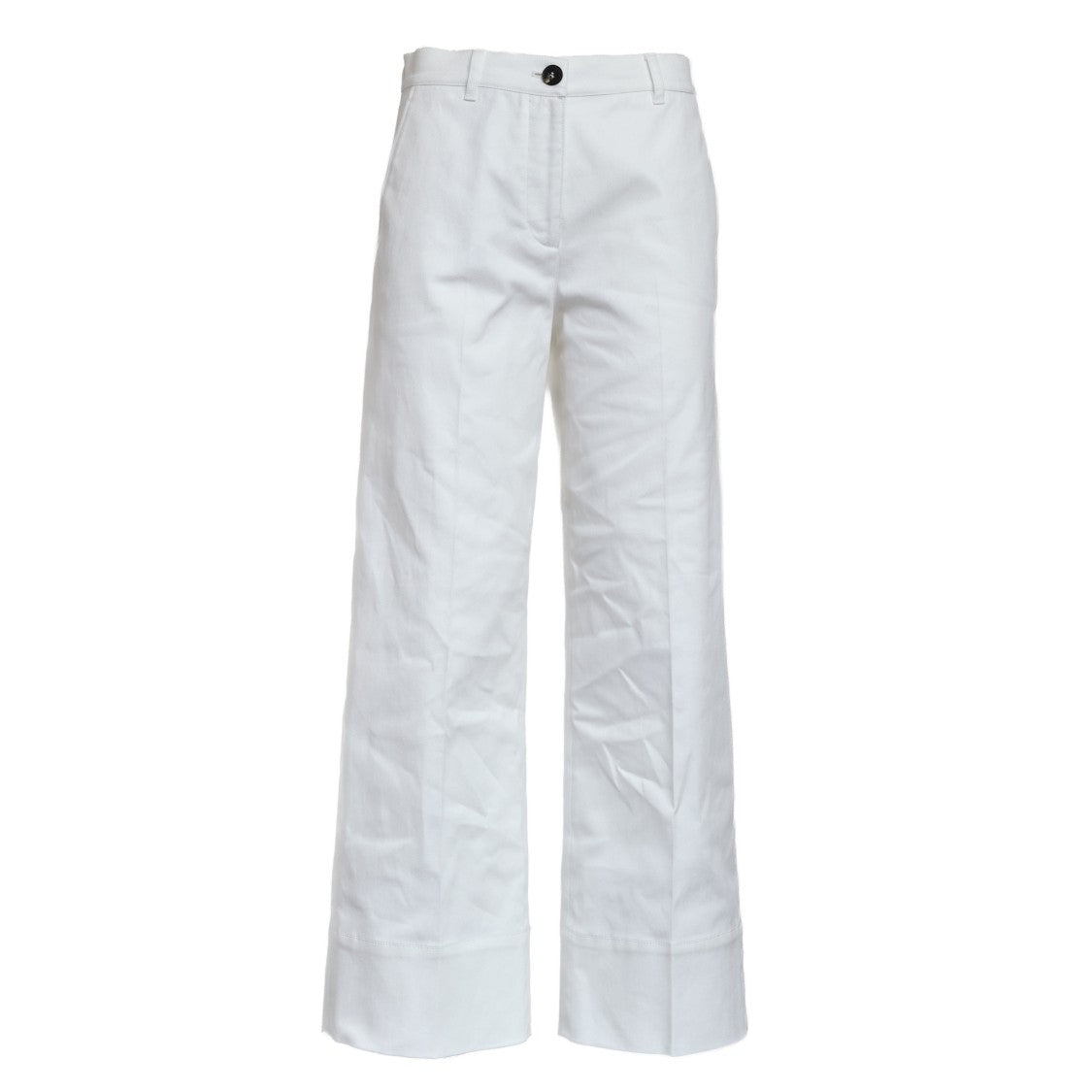 Ql2 Straight-Leg Pants With Concealed Back Pockets