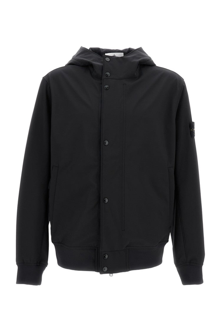 Stone Island Three-Ply Performance Soft Shell Jacket With Waterproof Membrane