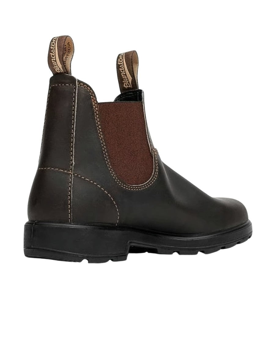 Blundstone Brown Cowhide Leather Ankle Boots