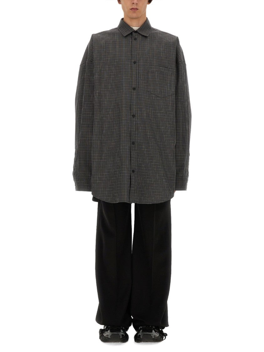 Balenciaga Relaxed Fit Oversized Outerwear Shirt