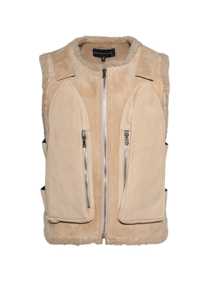 Who Decides War Bullet Point Vest Tan