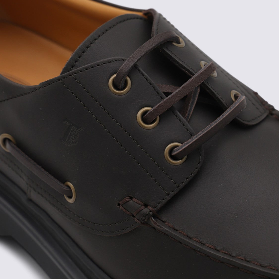 Tod's Brown Leather Loafers