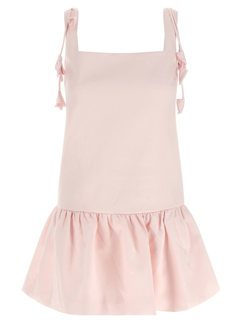 Self-Portrait 'Pink Flower Taffetà' Dress