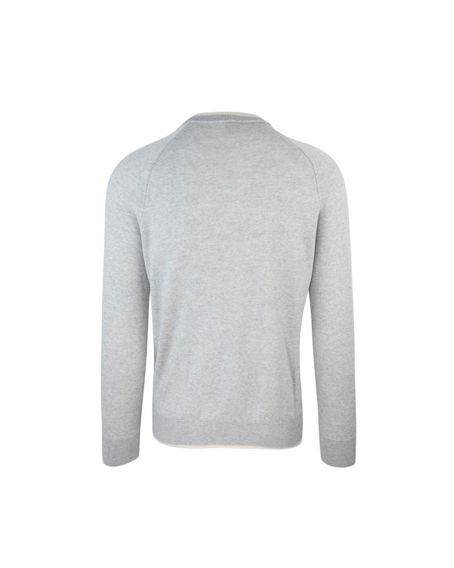Eleventy Grey Crewneck Sweater