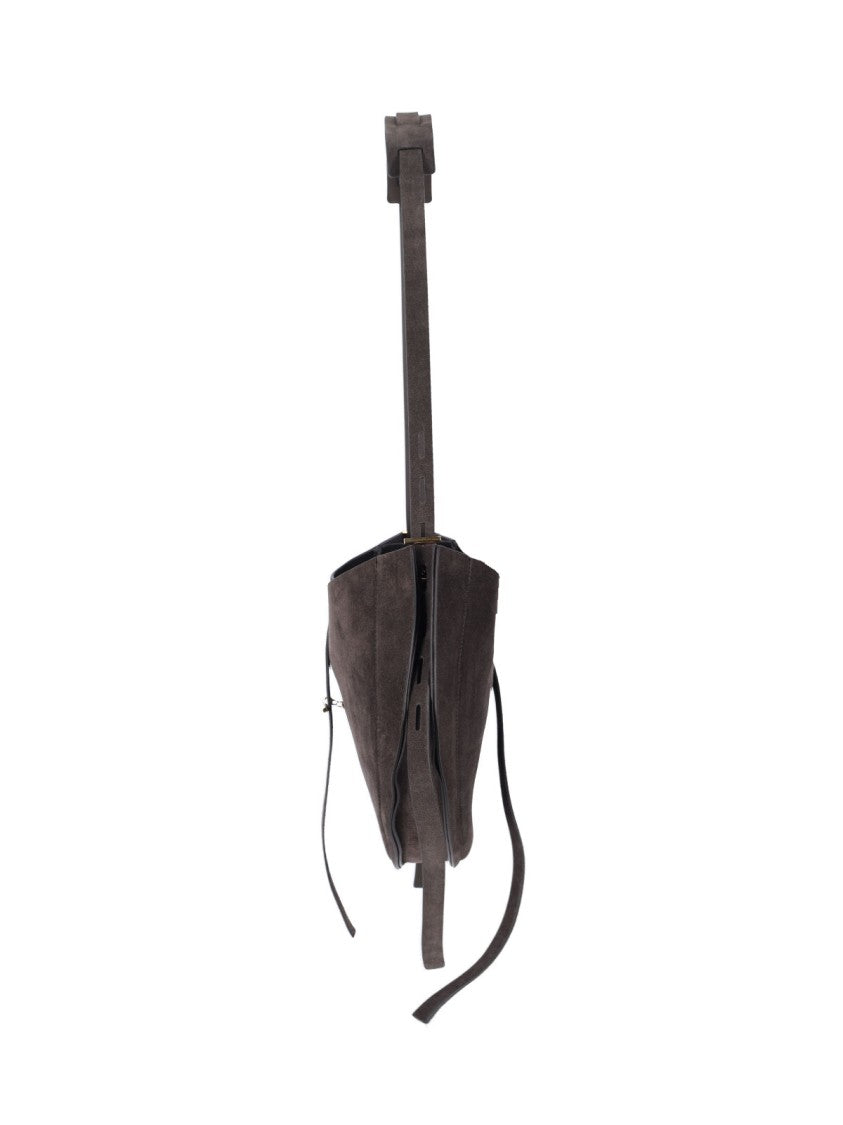 Minobossi "Liz" Small Hobo Bag Brown