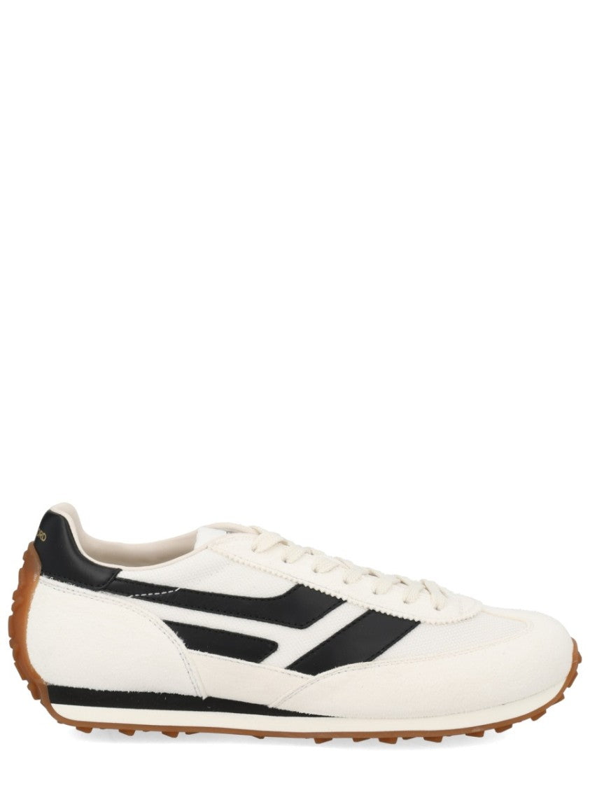 Tom Ford Mick Off-White Leather-Blend Sneakers