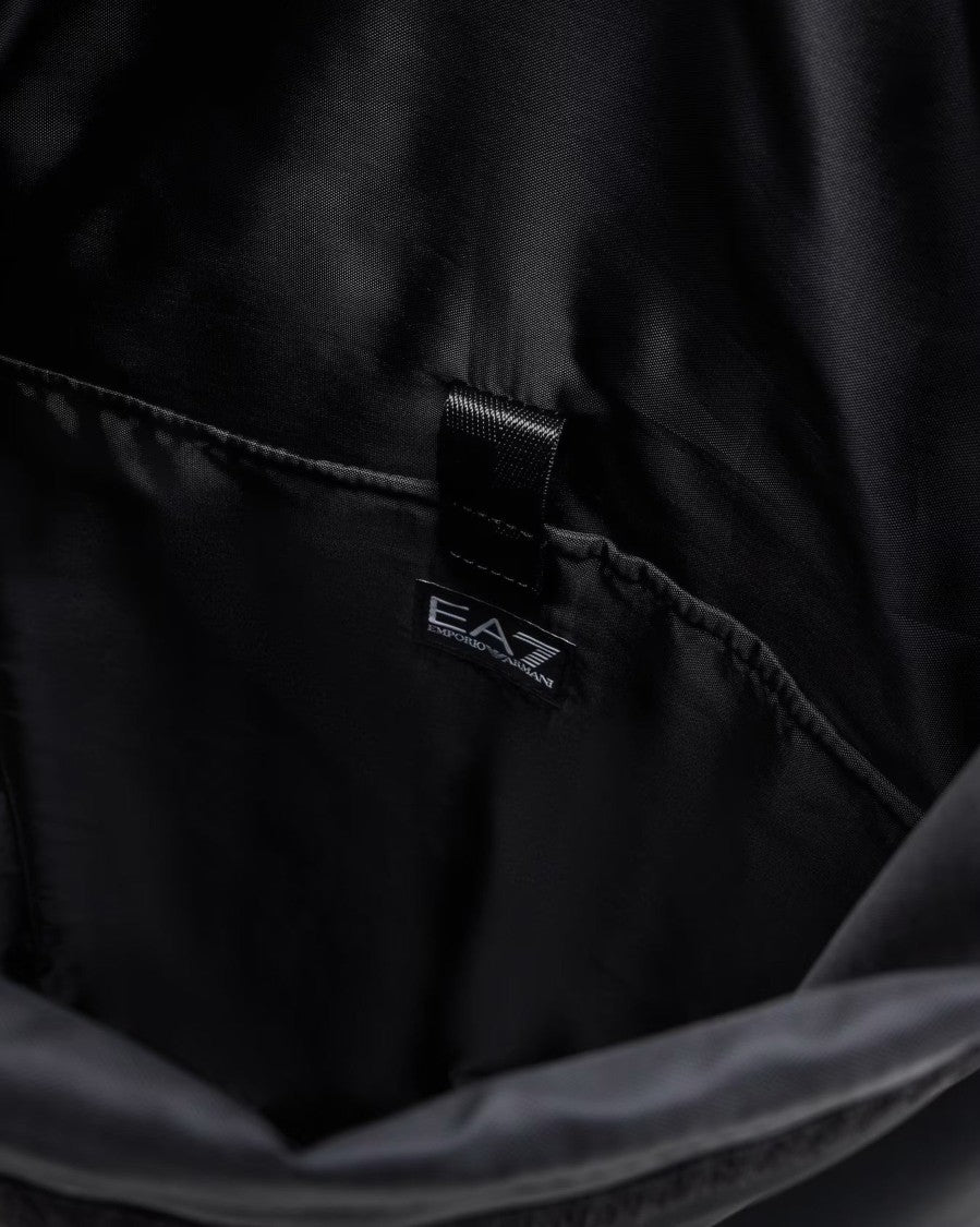 Emporio Armani Ea7 Roll-Top Backpack With Spacious Main Compartment