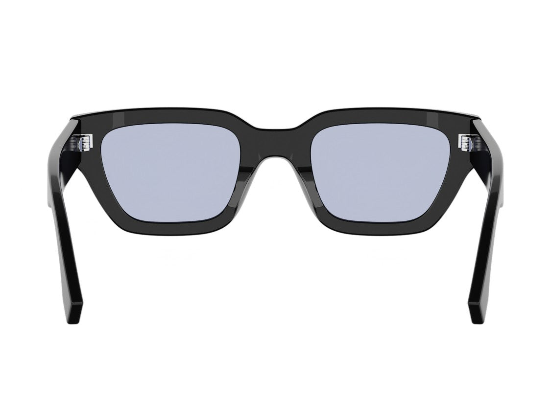 Fendi Glossy Fe40191i Oversized Square Acetate Sunglasses