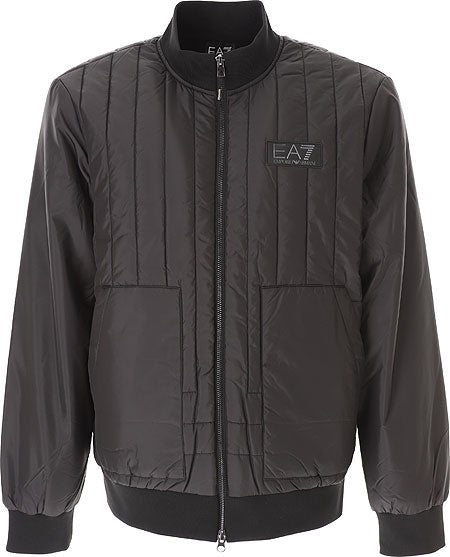 Emporio Armani Black Bomber Jacket