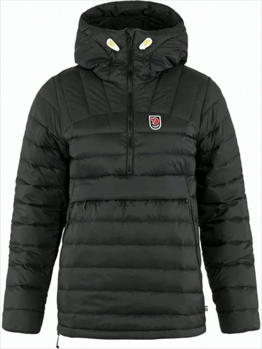 Fjallraven Kanken Quilted Down Jacket With Half-Zip Front And Adjustable Hood