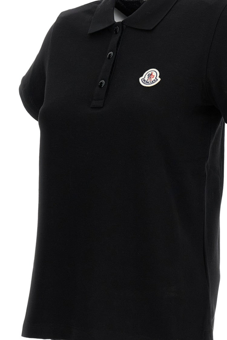 Moncler Classic Black Polo Shirt