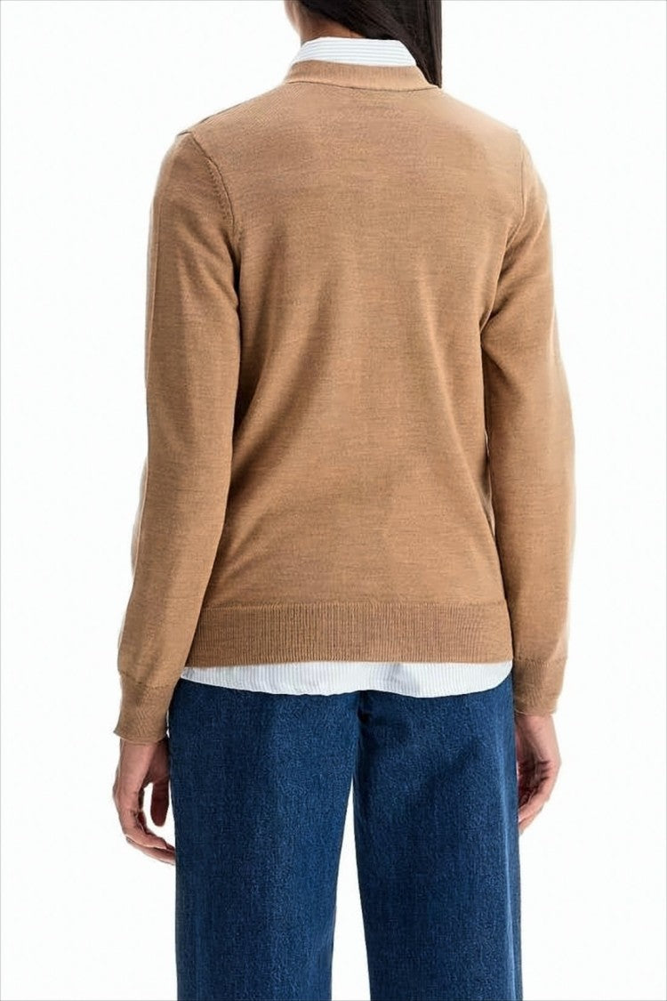 A.P.C. Classic Wool Cardigan With V-Neckline