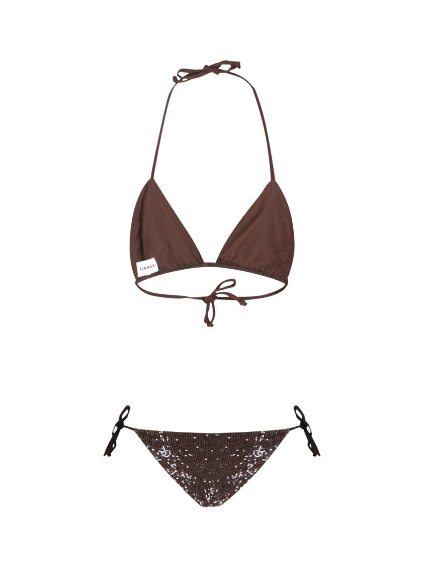 Parosh Brown Sequin Bikini