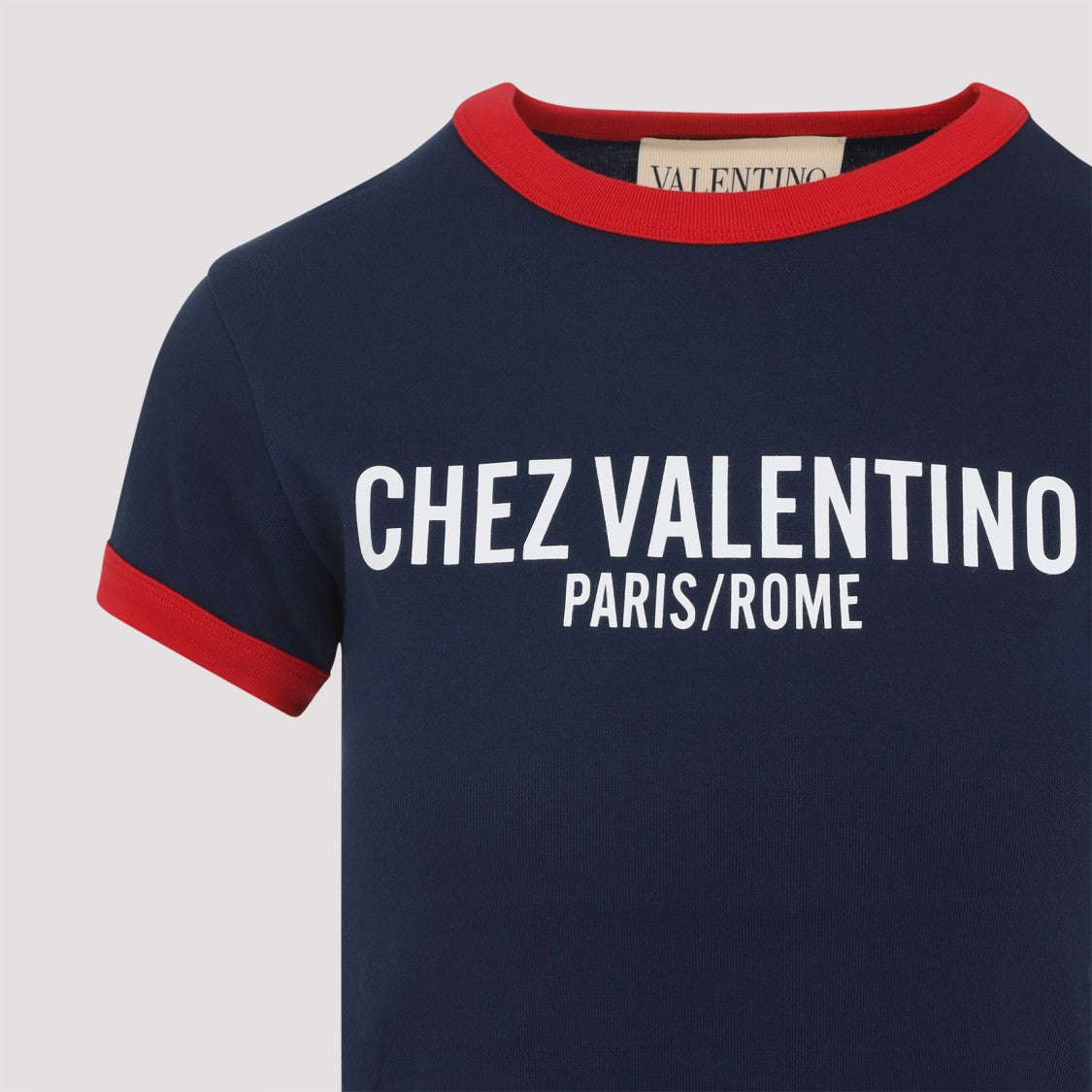 Valentino Blue Cotton T-Shirt
