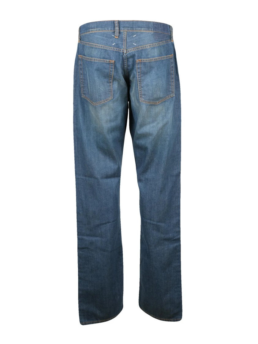 Maison Margiela Blue Cotton Comfort Jeans