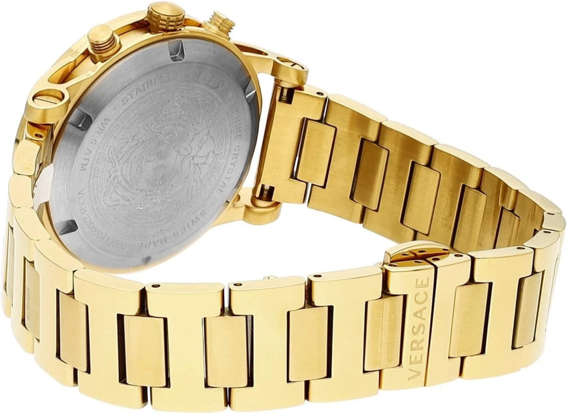 Versace Sport Tech Lady Chrono 40Mm Versace Watch With Blue Dial