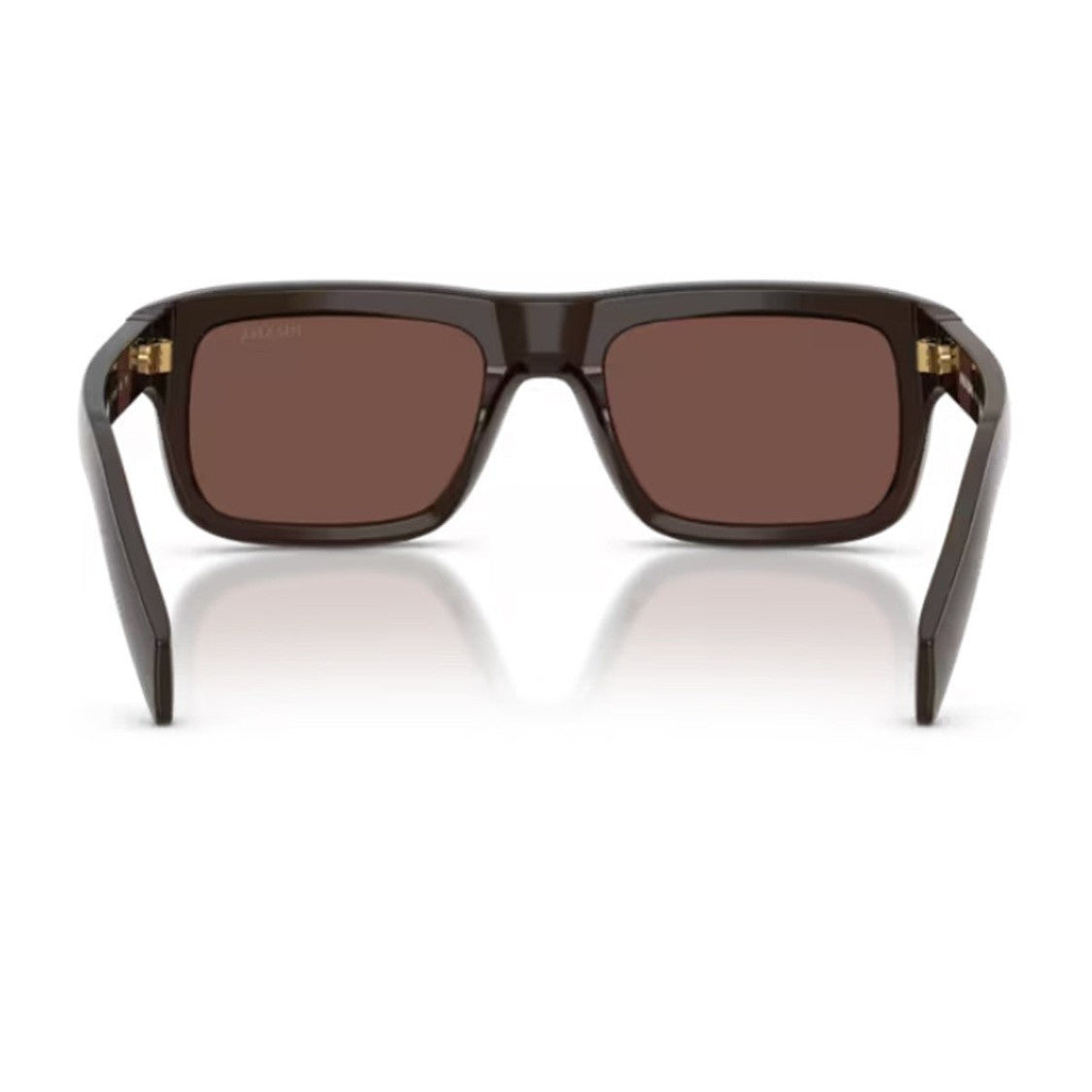 Prada Cigar Acetate Rectangular Sunglasses