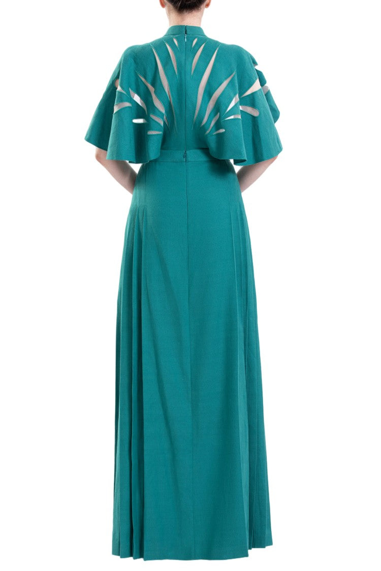 Saiid Kobeisy Cut-Out Linen Jumpsuit