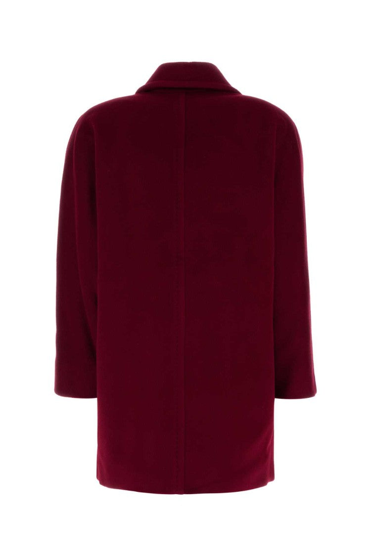Mm Studio Red Wool Molo Coat