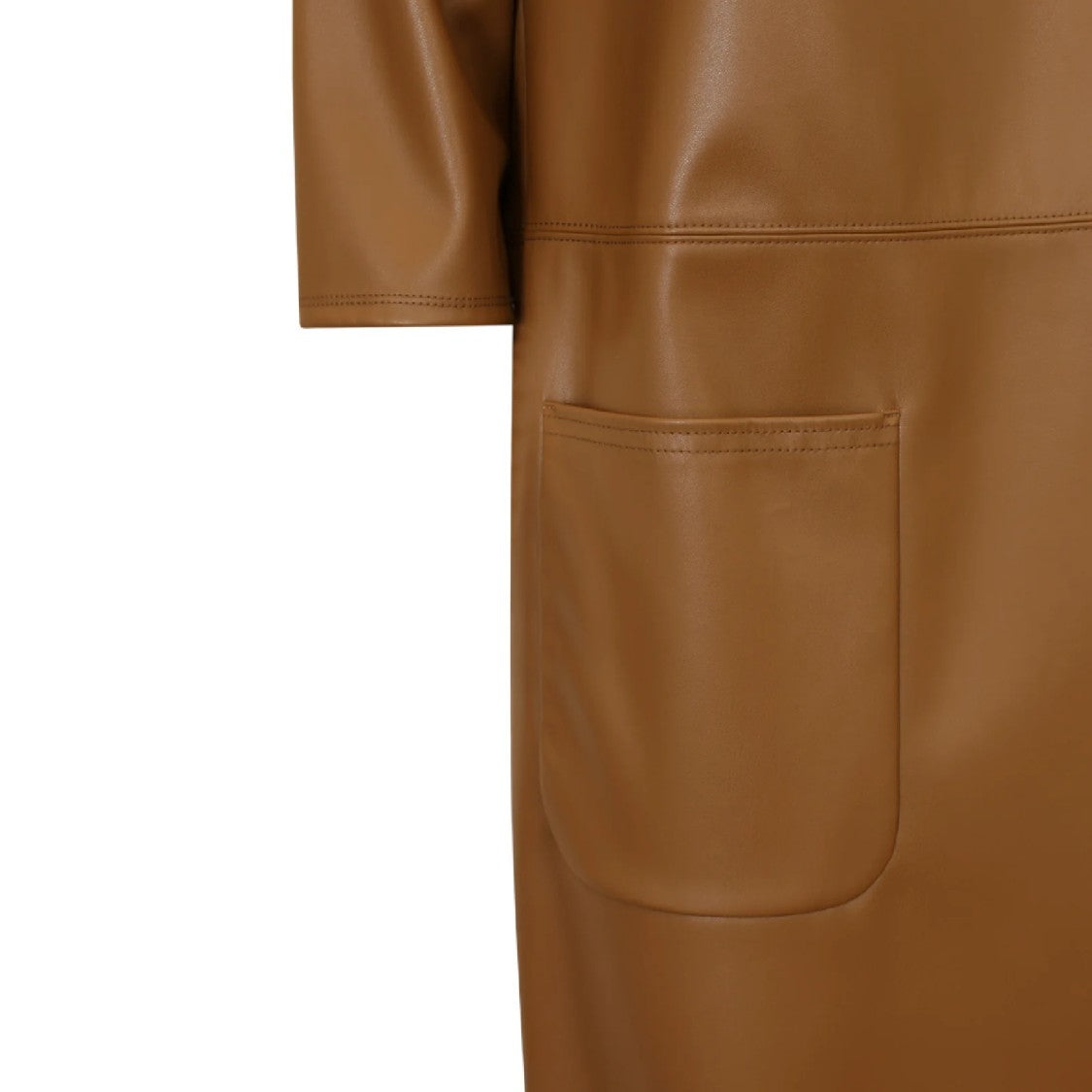 Max Mara Dionigi Dress In Warm Brown