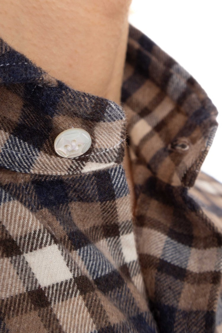 Barba Dandylife Check Print Shirt