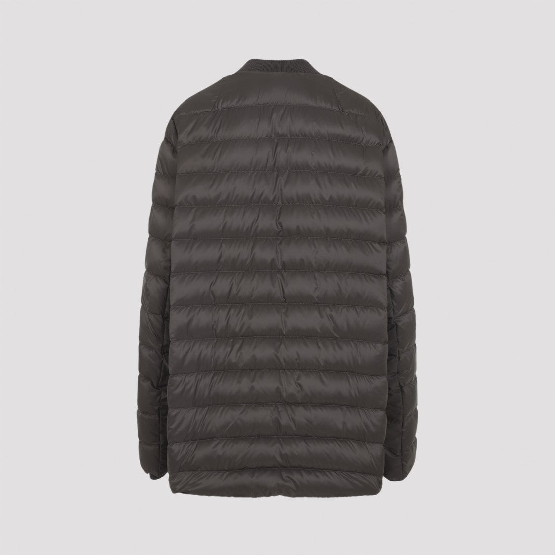 Moncler X Rick Owens Oversized Flight Parka With Rib-Knit Wool Blend Collar
