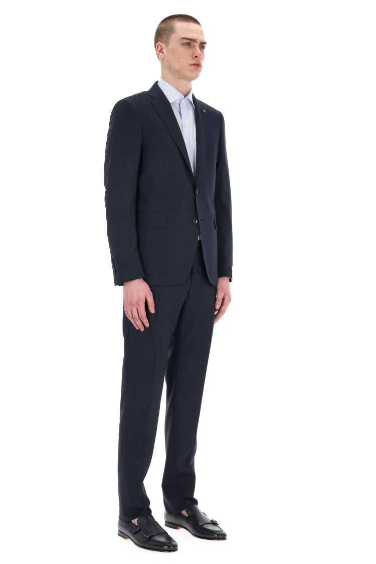 Tagliatore Bruce Line Wool-Linen Comfort Dress