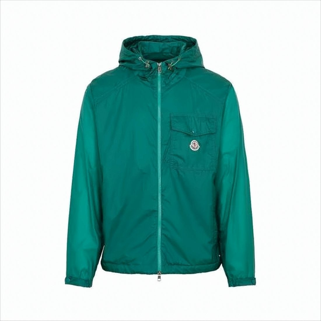 Moncler Lightweight Green Moncler Hooded Jacket