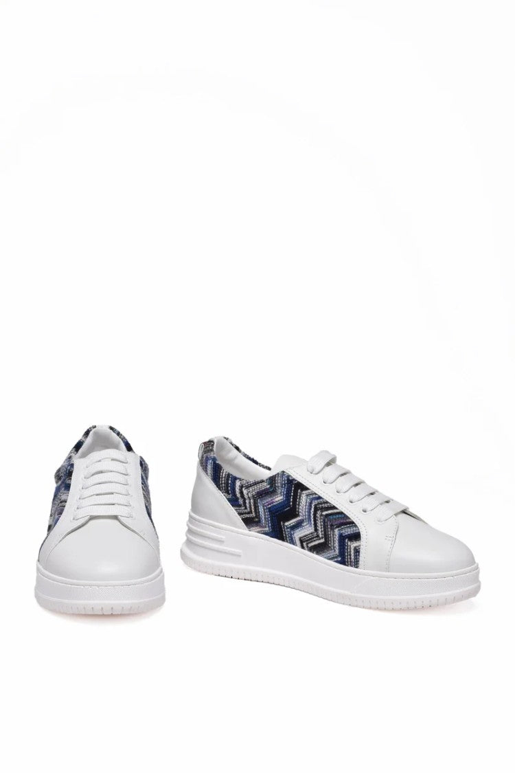 Missoni Alex Sneakers Fabric/Suede - White