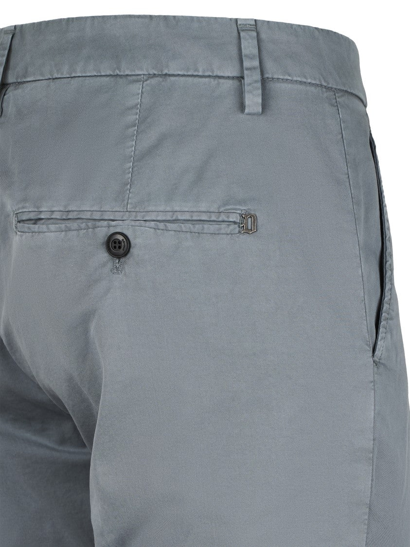 Dondup Slim Tapered Trousers With Classic Waistband