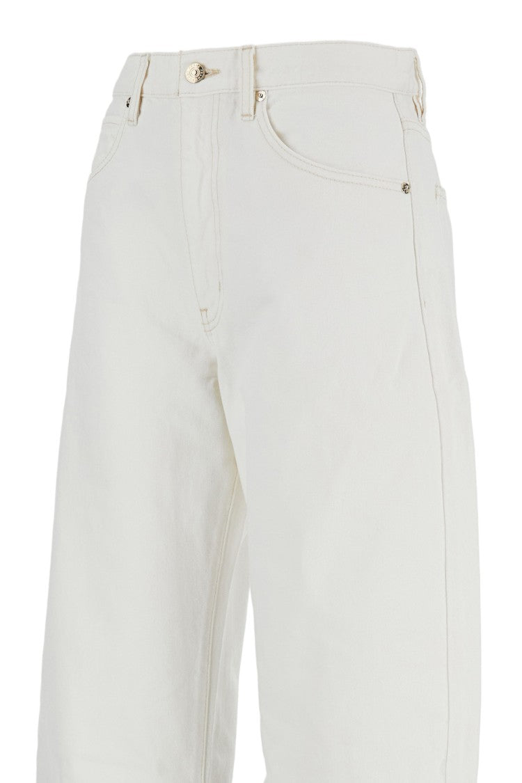 Frame Voluminous Bubble Jeans With Five-Pocket Design