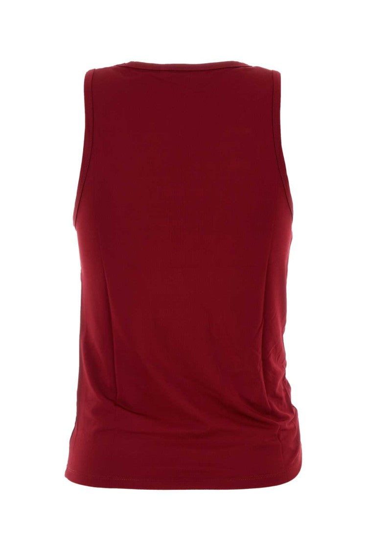 Paco Rabanne Burgundy Stretch Viscose Top