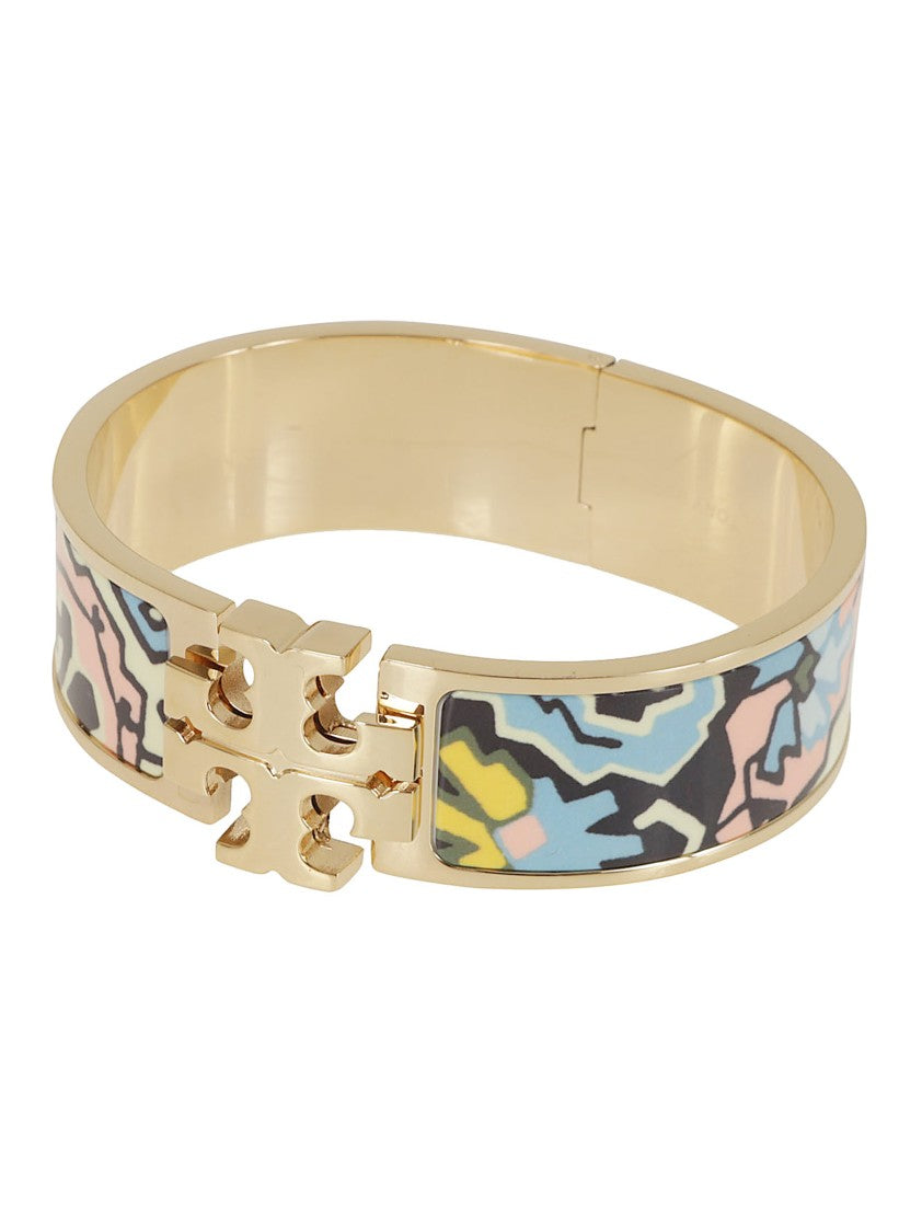 Tory Burch Gold-Tone Kira Enamel Bracelet